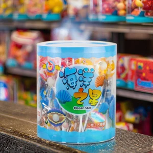 OEM & ODM 10g Hard Lollipop Halal Acid Powder Filling Assorted Flavor Customizable Candy