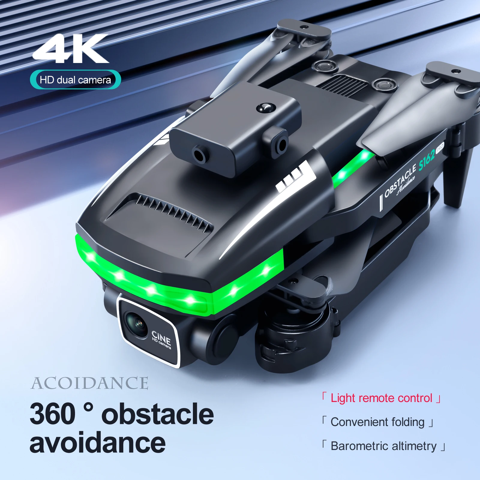 2024 200 different drones Original factory  foldable S162 Professional 4k camera with Obstacle avoidance mini drone