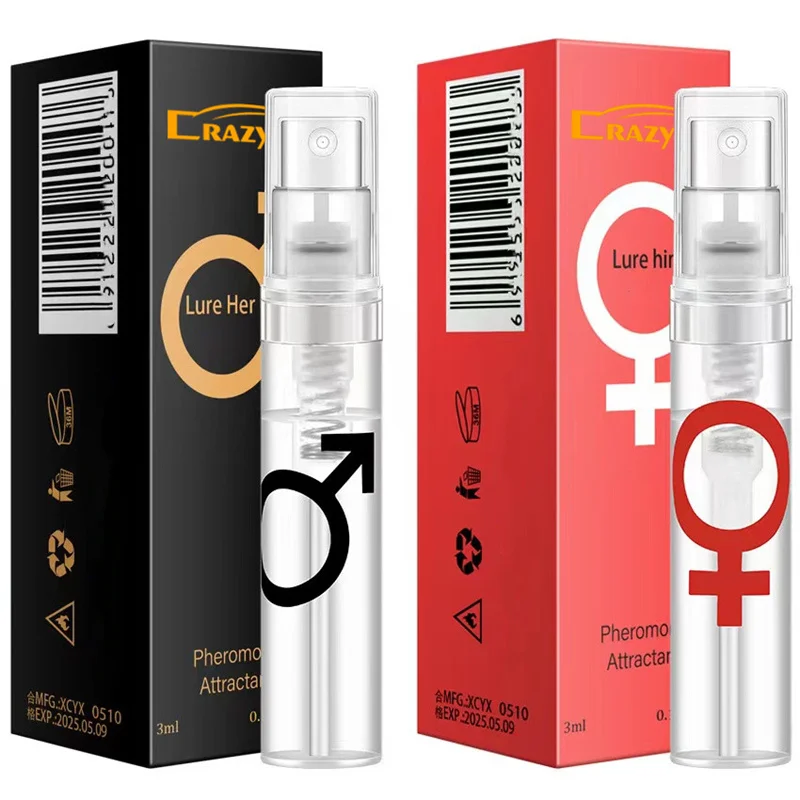 3ML Pheromone Perfume Aphrodisiac for Woman Body Spray Flirt Perfume  Attract Boy Scented Water for Couples 