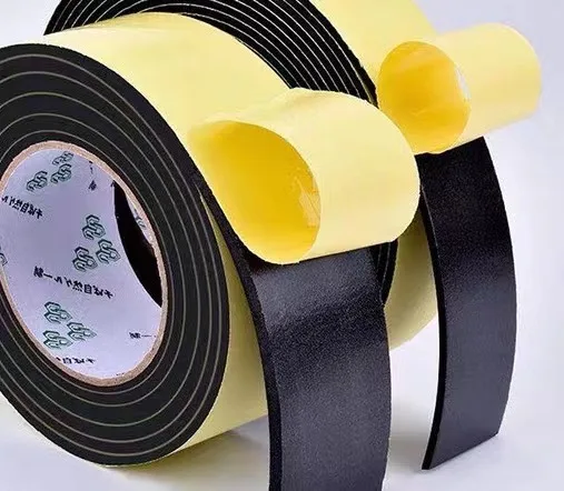 eva Black and white Strong cushioning shockproof single side Sponge foam sealing tape