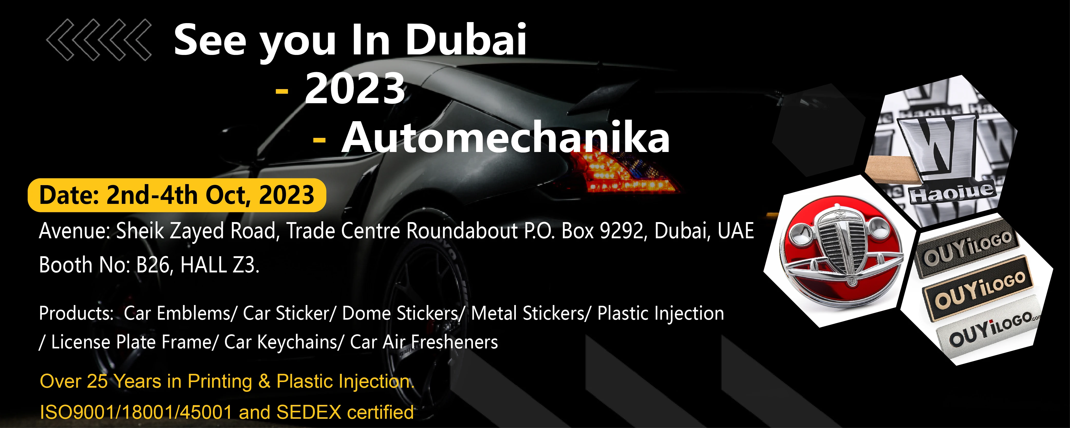 Premium Chrome Silver 3d Metal Or Abs Plastic Auto Car Emblems Custom