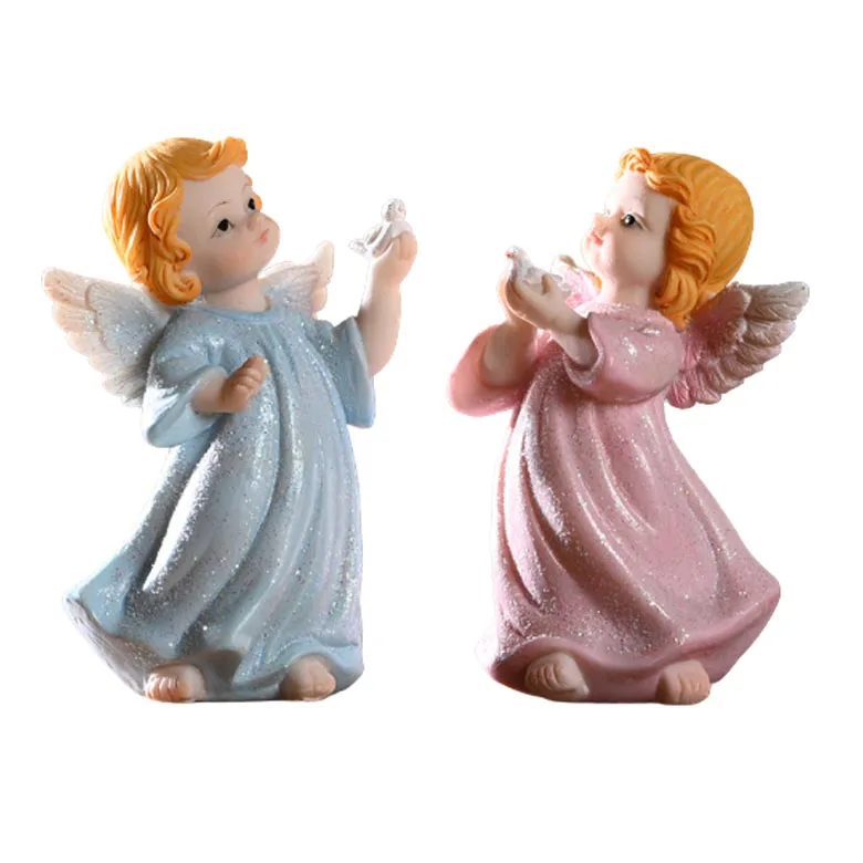 Memorial Cherub Baby Angel Statues Figurines Loves Cupid Angel Home Decor