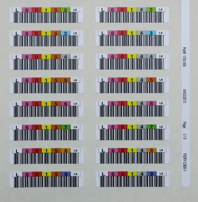 LTO6 Tape Label - Original Barcode for Reliable Data Storage
