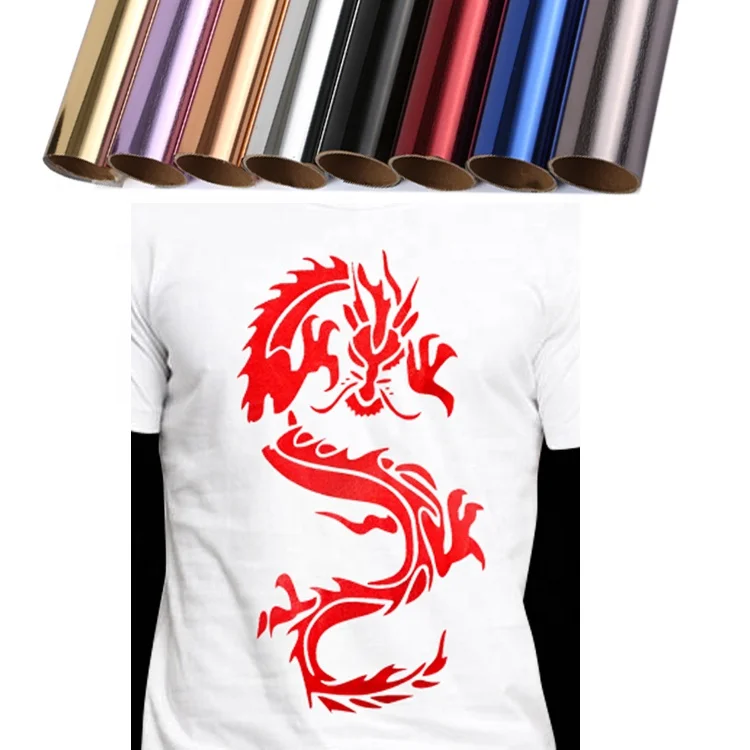 Poly Flex Metallic Heat Transfer Vinyl For Tshirt Custom Printing