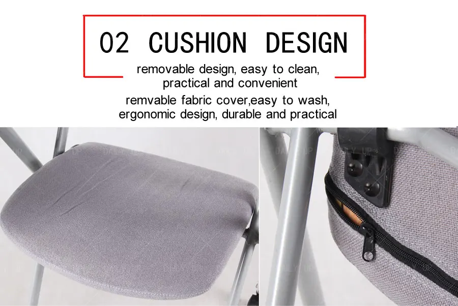 Folding Training Chair With Castors Folding Conference Chair With Wheels Fixed Meeting Chair