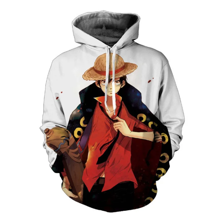 One Piece Anime Hoodie Pullover Printed Sweatshirt India  Ubuy