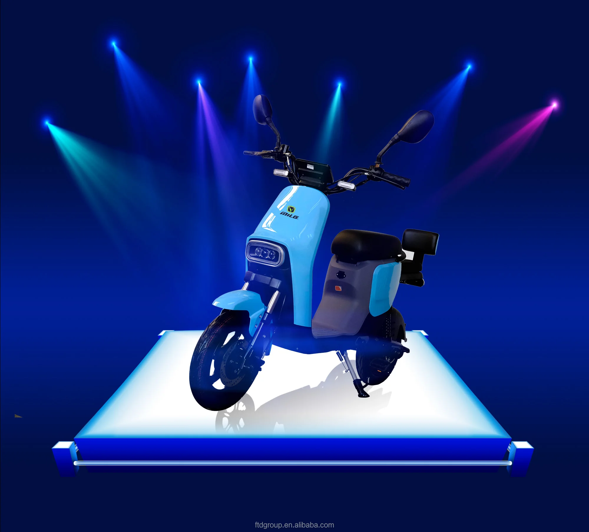 Electric Bicycle Scooter Electric Scooter Motorcycle 2 Wheel 500w 48v 20ah Racing Electric 6619