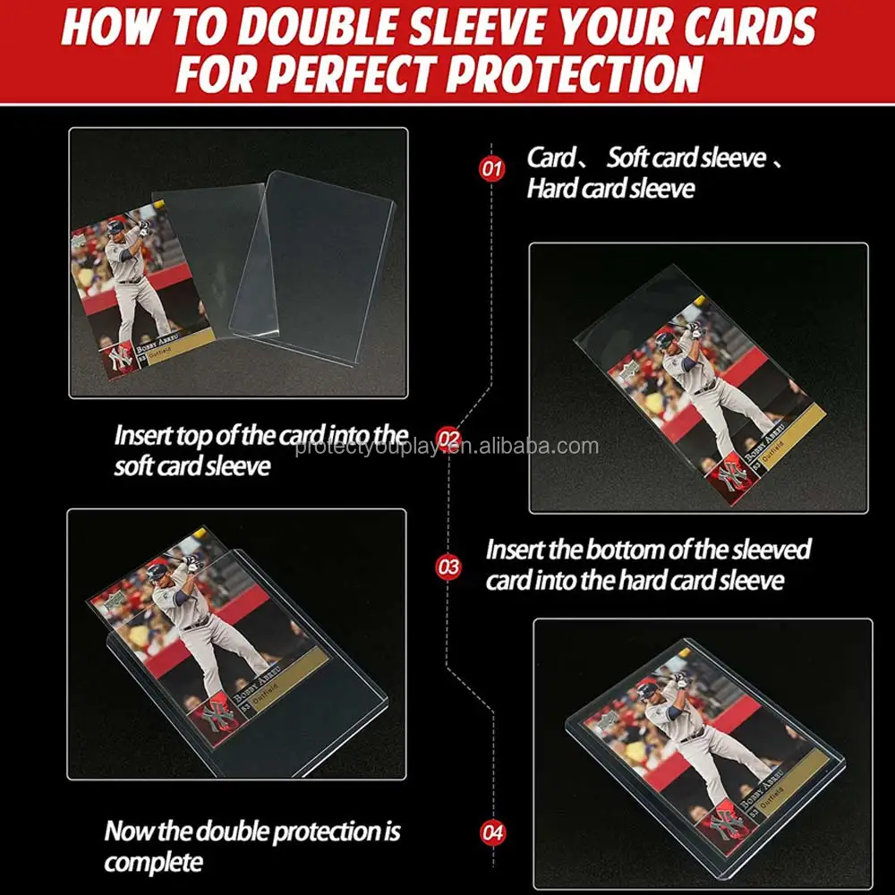 3"X4" Card Sleeves Hard Plastic Baseball Card Protectors Premium Football TCG Top Loader for Sports Card Holder Toploader| Alibaba.com 3"X4" Card Sleeves Hard Plastic Baseball Card Protectors Premium Football TCG Top Loader for Sports Card Holder Toploader| Alibaba.com