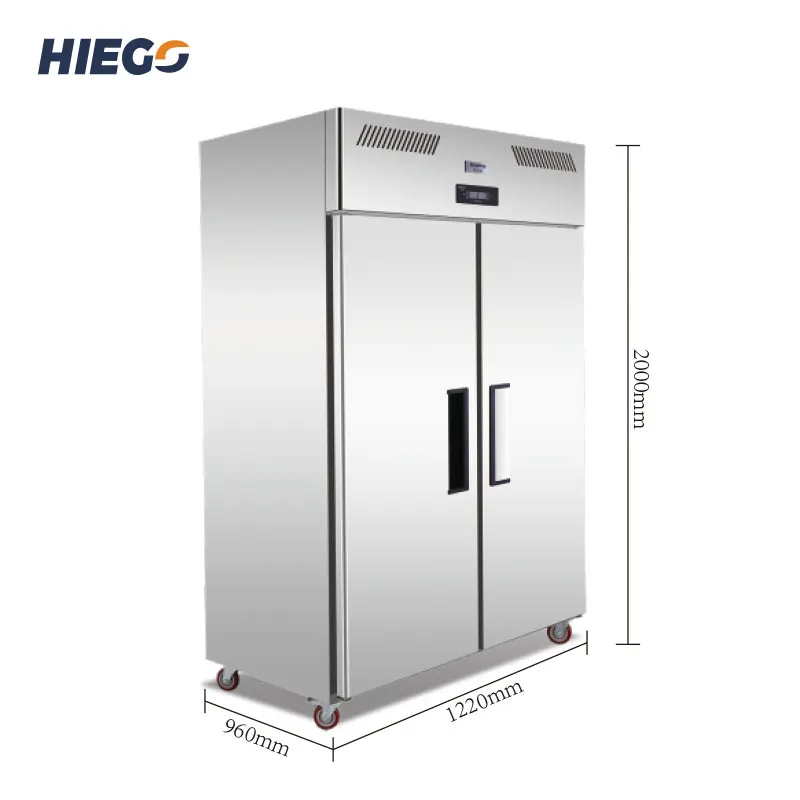 4 двери кухонного Вертикальные морозильники холодильник большой емкости для холодильного оборудования