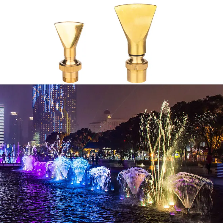 High Quality Stainless Steel & Brass Outdoor Dancing Water Fountain Nozzle Stone Garden Product for Sale