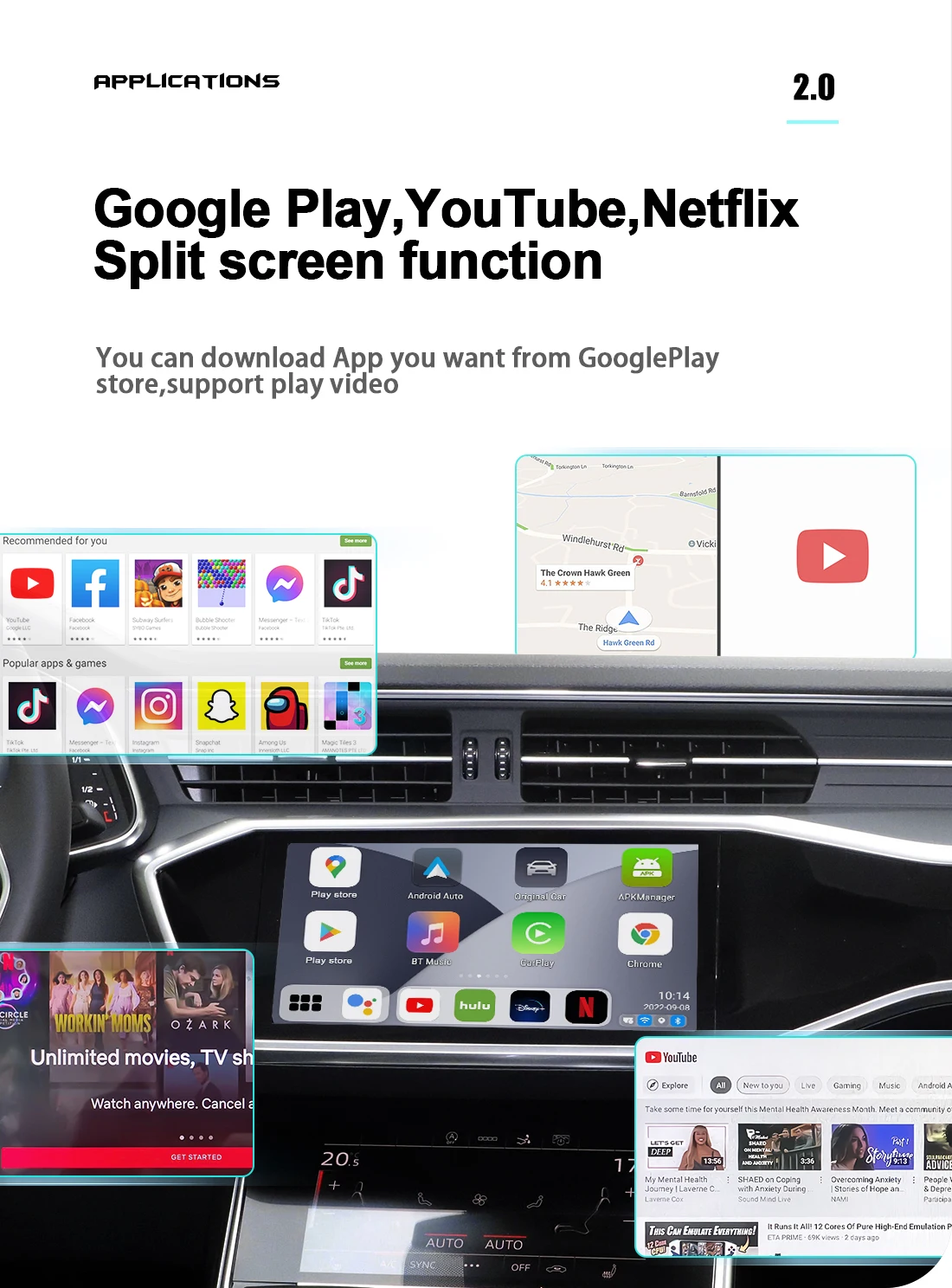 Mmb Apple Portable Carplay Wireless Adaptador Youtube Carplay Android