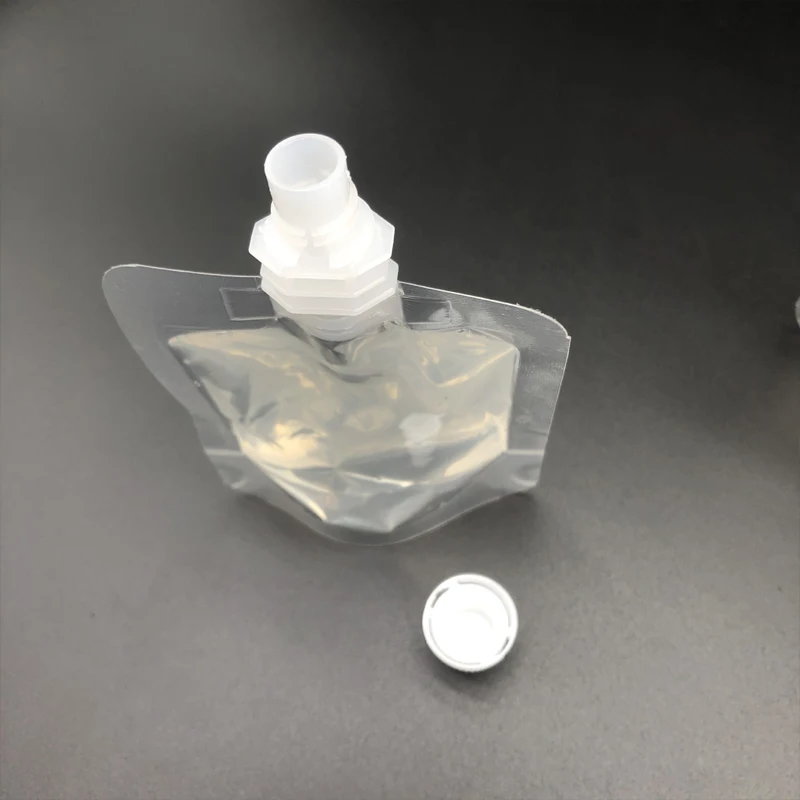 
 Clear Drink Reusable Food liquid drink plastic stand up pouch with spout  Clear Drink Reusable Food liquid drink plastic stand up pouch with spout