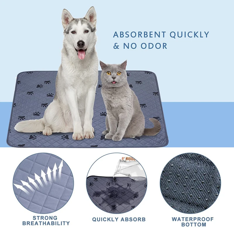 Dogs Cage Waterproof Reusable Extra Absorbent Pads factory