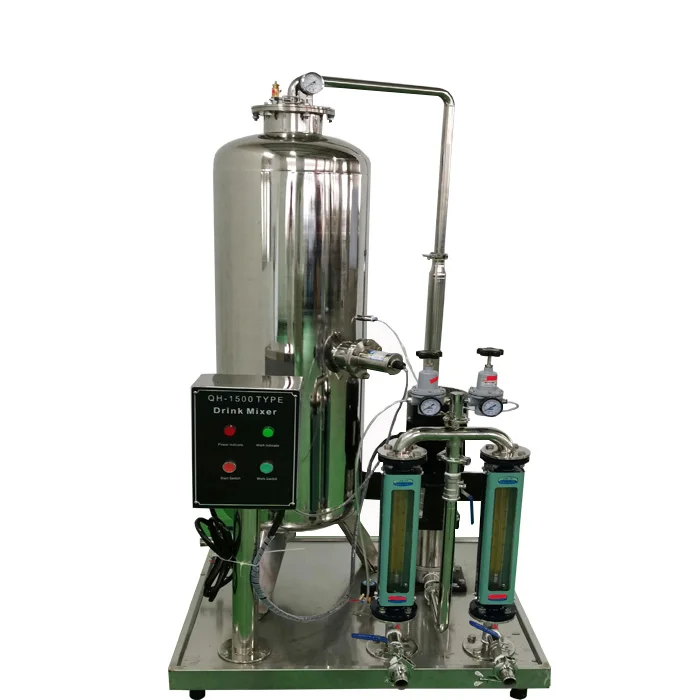 Commercial Beverage Soft Drink Mixer Carbonation Maker Carbonated CSD CO2 Soda Gas Water Drinks Mixing Filling Machine