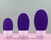 Royal Blue Silicone Refillable Bottle