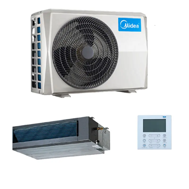 Industrial R32 R410a Split Ducted Air Conditioning System Aux Duct Type ...