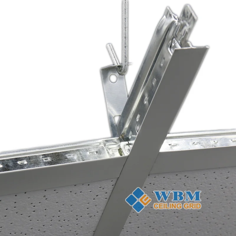 Suspended Galvanized Ceiling t Grid T24 32 38 Ceiling Grid Components Paint Keel Ceiling Frame  Main Tee Cross Tee Wall Angle