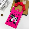 Gatto cattivo rosa rossa