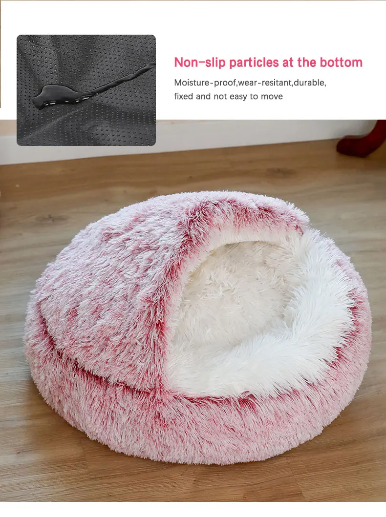 Soft Plush Pet Bed Houses Dropshipping Wholesale Washable Luxury Large