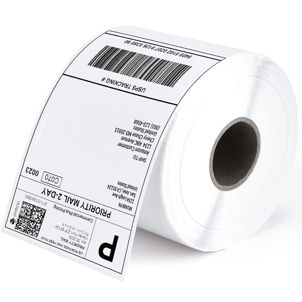 Roll of Barcode Labels  Zebra Barcode Printer Stickers