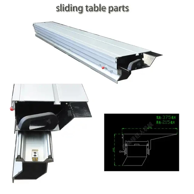 Factory supply woodworking machinery sliding table saw spare part