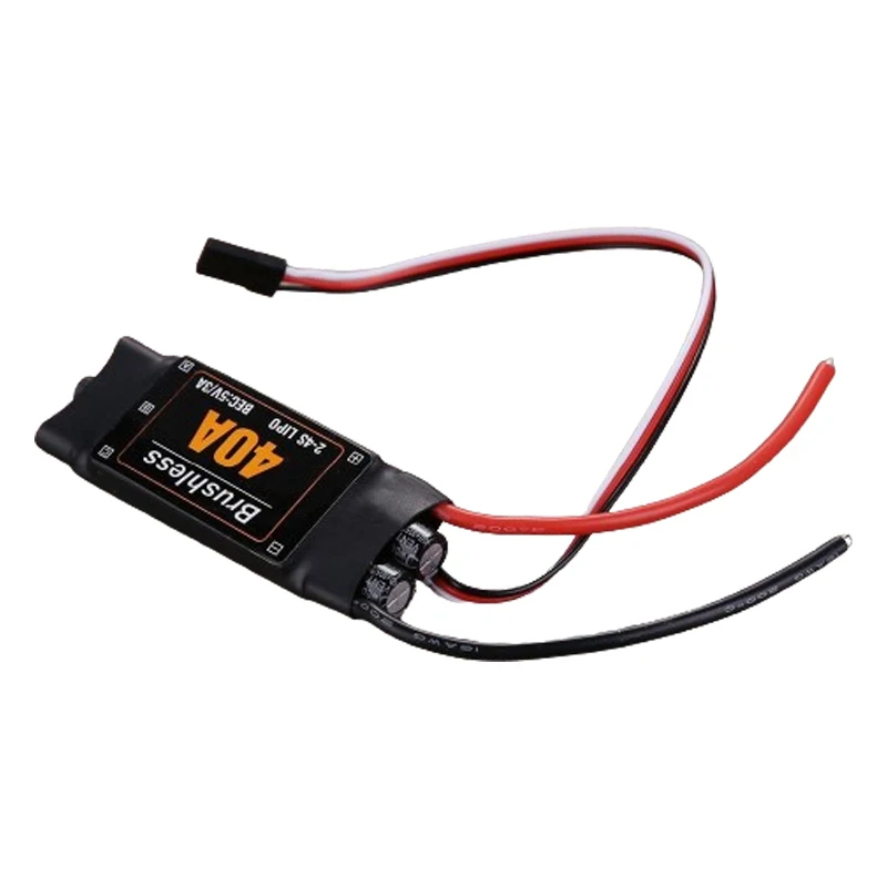 Alomejor Set Motore Brushless 2212 1400KV + ESC 40A Per Drone RC, Elicottero, FPV, Con Connettore XT60