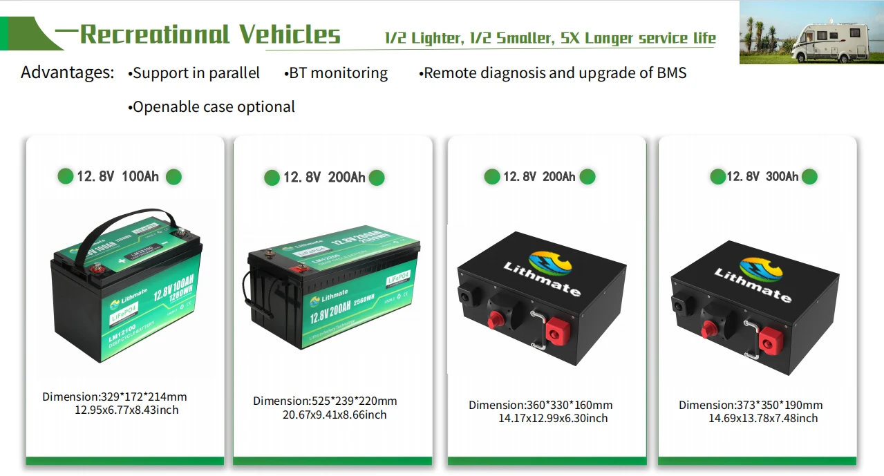 with Low Price Buy12v Volta 200ah Lithium Ion Battery Deep Cycle 24v Lifepo4 Battery for Solar Panel