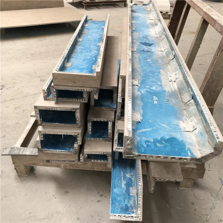 product china modern design composite aluminum honeycomb brown sandstone polished big slab floor tile hotel 1 year warranty wholesale-3