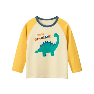 New Boys Casual Autumn Cotton Baby Base Shirt Children's Long Sleeve T-shirt