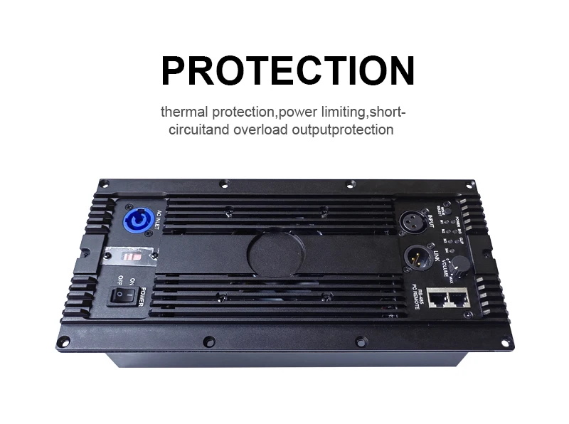 Pda801+cq260d Good Quality Power 1 Channel Class D Amplifier Dj