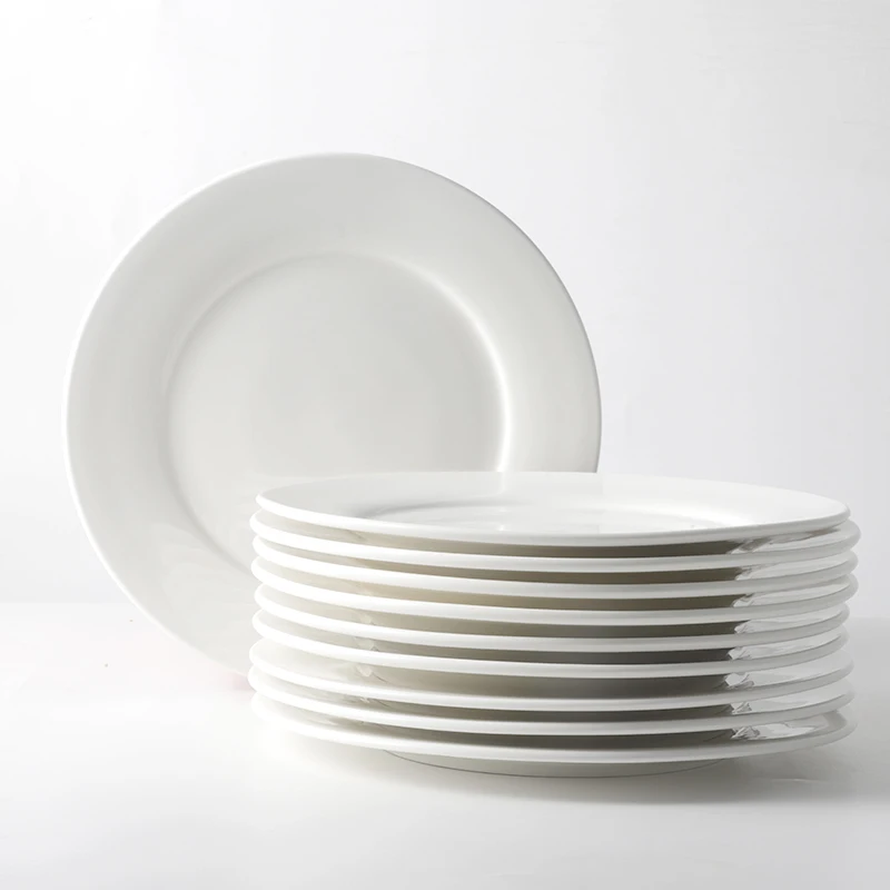 bulk white dinner plates