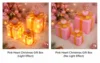 Pink Heart Christmas Gift Box