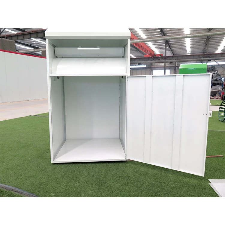 Customize High Quality Large Volume Clothing Recycling Boxs Donation Bins Outdoor for Sale