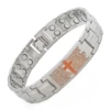 Croix argentée 1,5*23,5cm
