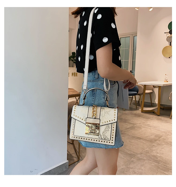 Wholesale Fashion Designer Lock Snakeskin PU Leather Ladies Hand Bag  Shoulder Crossbody Women Custom Purses and Handbags - China Purse and Handbags  price