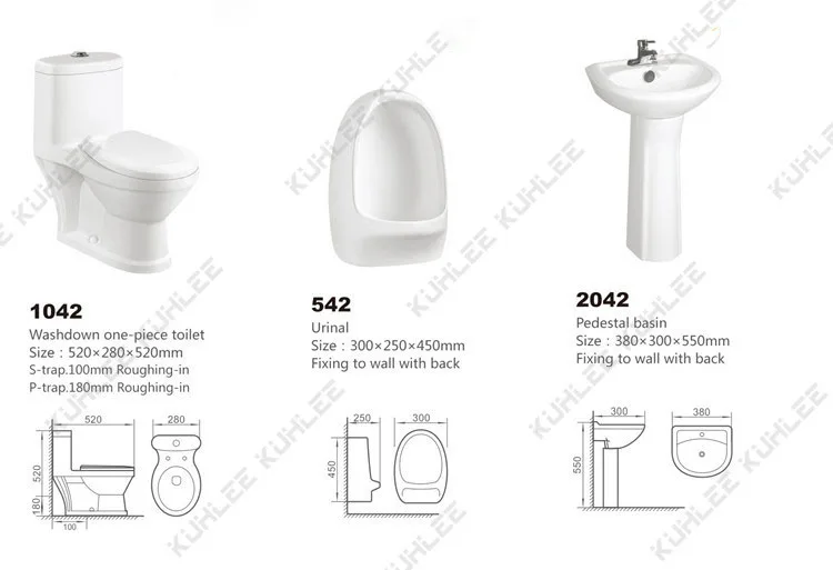 Sanitary Ware Bathroom Kids Toilet One-Piece Toilet With Child Basin Urinal Suite For Children