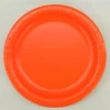 Plato naranja de 7 pulgadas * 10 piezas