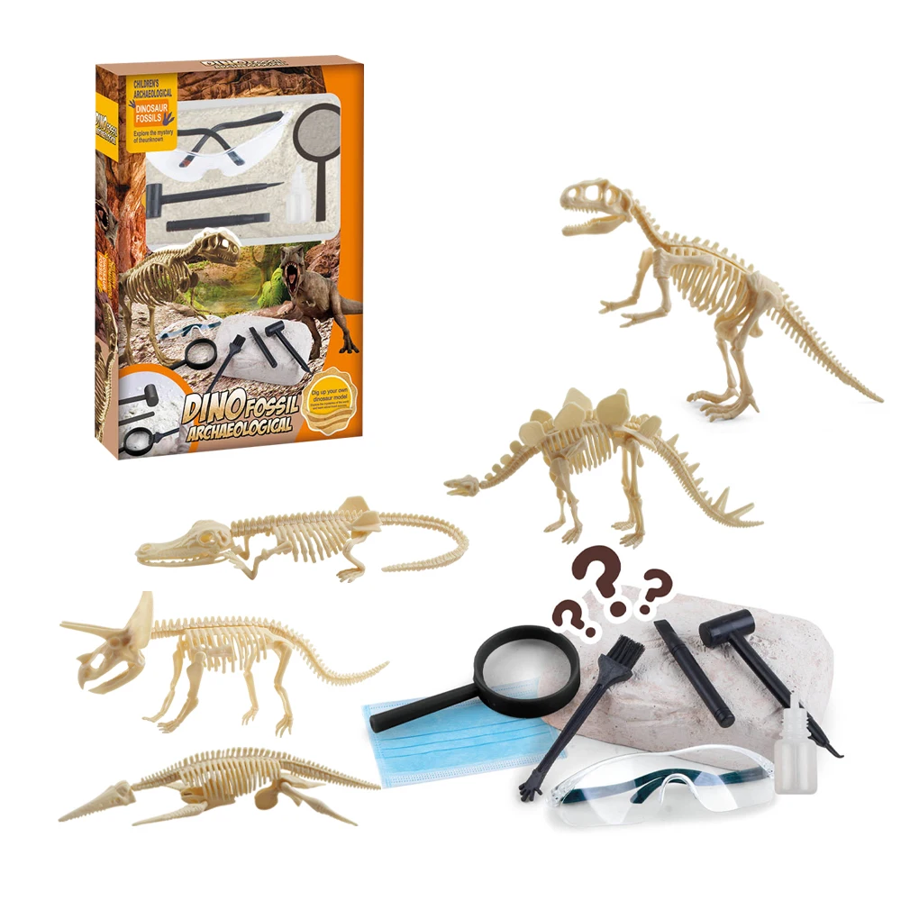 Diy Dinosaur Fossils Dig Kit Simulation Mini Dinosaur Toys Diy Educational  Assembly Dinosaur Fossil Toy - Buy Dinosaur Fossil Toy,Dinosaur Fossils Dig  Kit,Dinosaur Skeleton Fossil Product on 