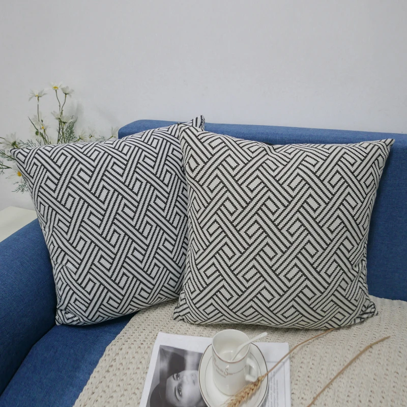 Vintage Wave Textured Spandex Fabric Pillowcase