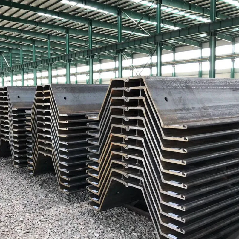 China Sy295 Sy390 Type 2 Type3 Steel Sheet Pile 400*100*10.5mm*48.0kg/m ...