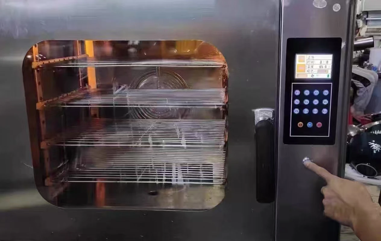 Commercial Combi Oven - Smart Touch Screen Multifunctional Steam & Bake All-in-One Machine for Hotels and Restaurants