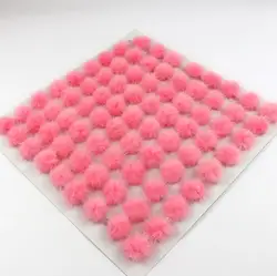 Модные декоративные повязки на голову, аксессуары, маленькие помпоны из меха норки, цвета на заказ