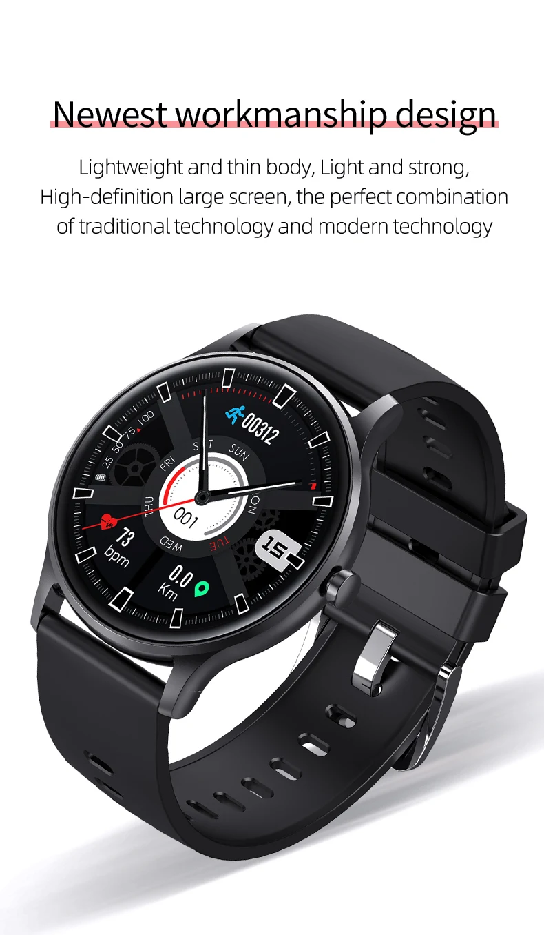 Reloj Smartwatch S33 Round Shape Women Heart Rate Monitor Call Message Reminder Smart Watch Gloryfit Apps (3).jpg
