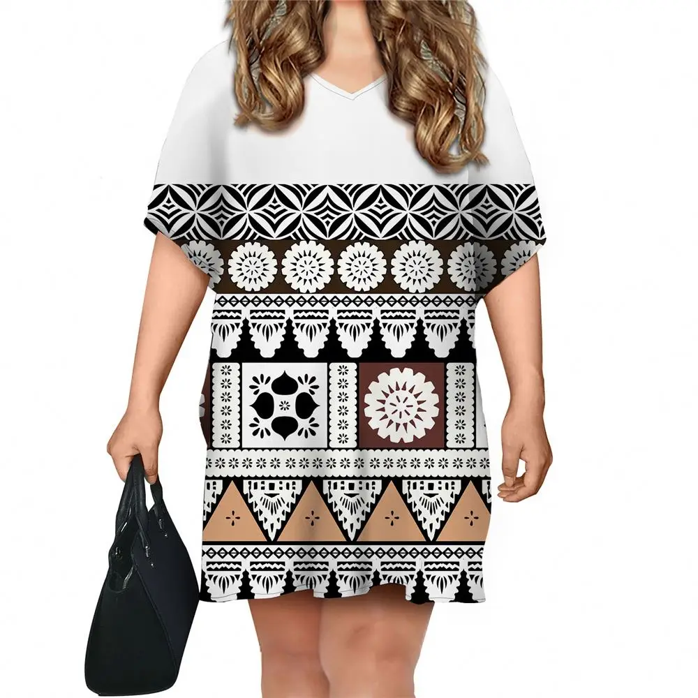 Alibaba.com: PINYI D83 Custom Tongan Taovala Mini Dress, Batwing Sleeve,  Vintage Print : Support for OEM service and customized designs for business  buyers.