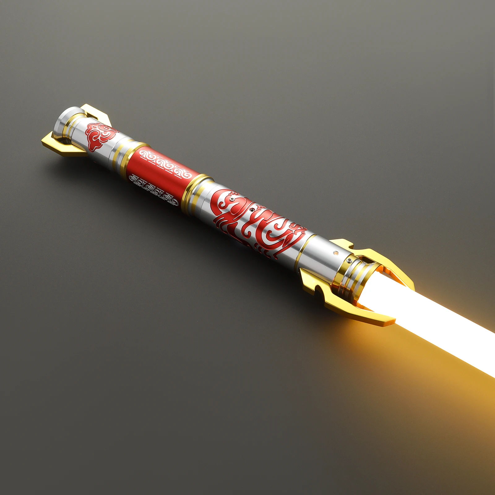 LGT Own Custom Design Inspired by Chinese New Year Red Resistant Laser Sword RGB Xenopixel Proffie Both Available a Real Sword