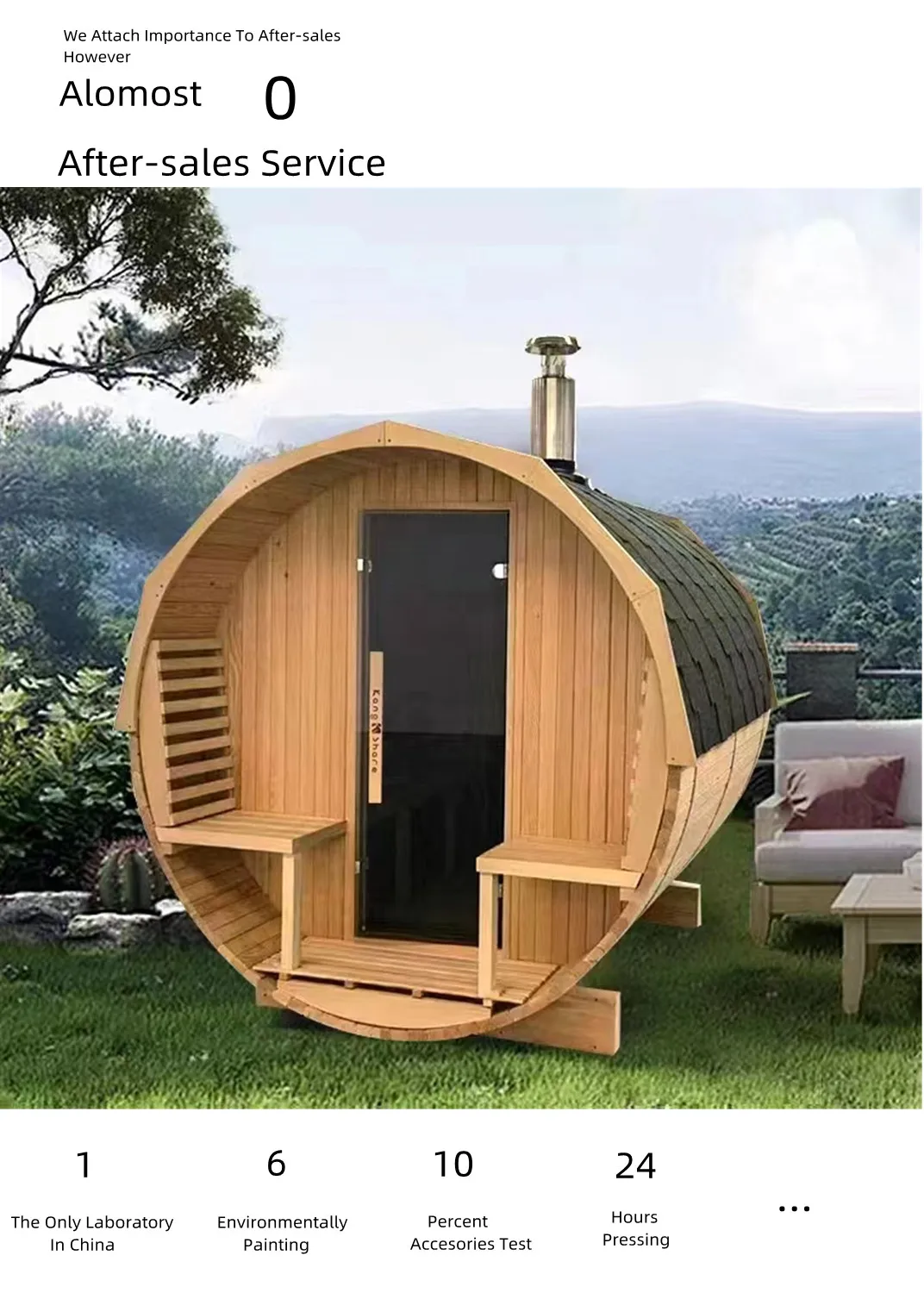 Panoramic View Curved Glass Barrel Sauna 8 Person Barrel Sauna Buy