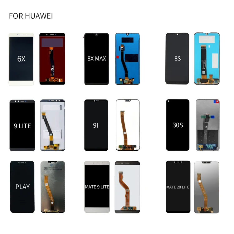 LCD Screen Display for Huawei P Smart Y6 Y7 Y9 Prime 2019 Nova 3i Mate 20 30 Pro P10 P20 P30 P40 Lite for Honor 9X X8 8X 10 Lite