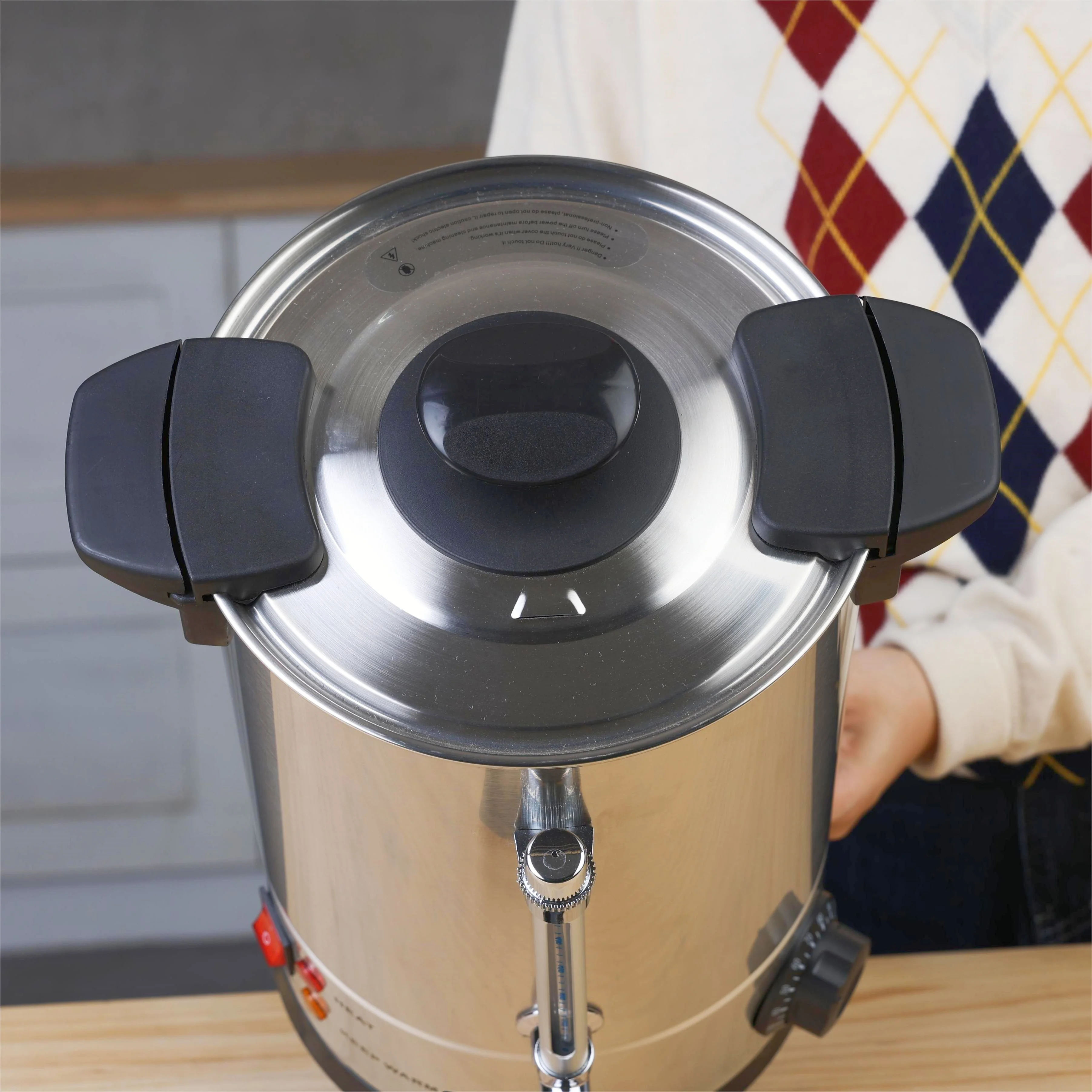 Factory Prices Stainless Steel 304 Electric Drinking Hot Water Boiler Heater Tank Large Size Cooking Pot With Controller_13