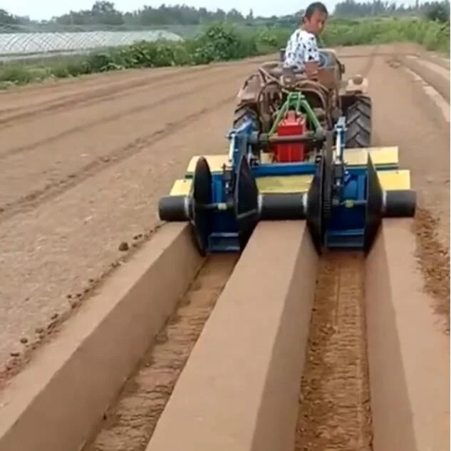 Mini Strawberry Ridger Ridgers Machine Use for 8hp 10hp 13hp 12hp 15hp 18hp Walking Tractor