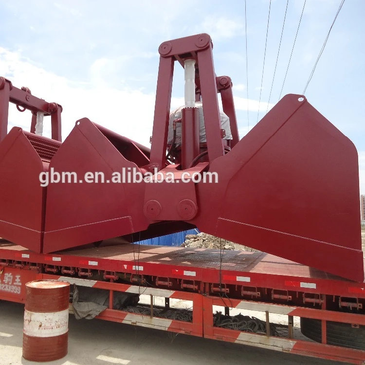 25t Motor Hydraulic Clamshell Grab Bucket with Remote Control Grab